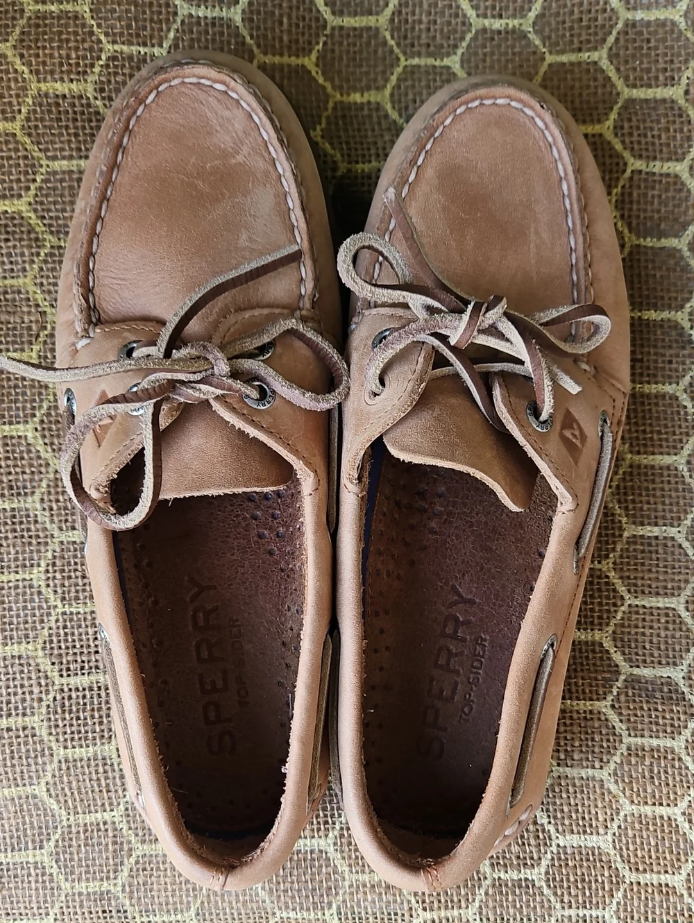 Sperry Original  2 EYE Men’s Brown Leather Boat Shoes